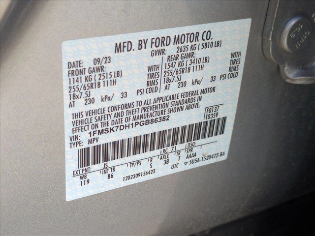 Certified 2023 Ford Explorer XLT RWD image 24