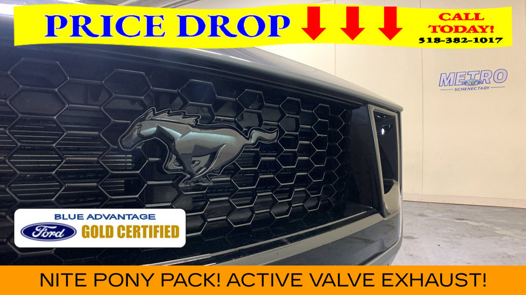 Certified 2025 Ford Mustang GT Premium w/ Mustang Nite Pony Package RWD image 38