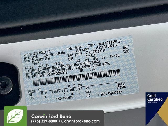 Certified 2024 Ford F150 STX w/ STX Black Appearance Package AWD/4WD image 35