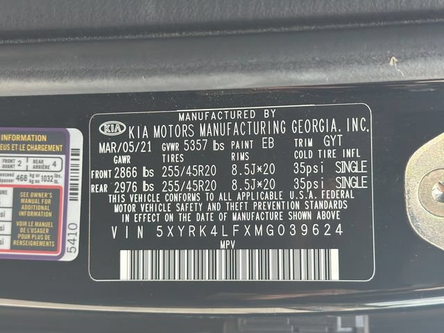 Used 2021 Kia Sorento SX FWD image 36