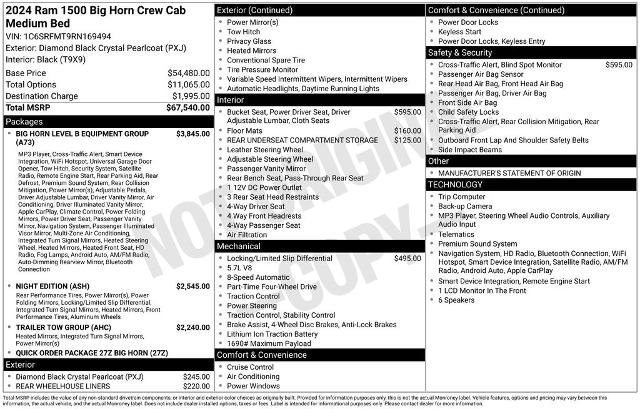 Used 2024 RAM 1500 Big Horn AWD/4WD image 6
