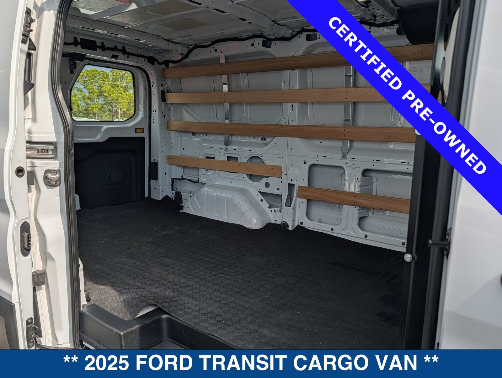 Certified 2025 Ford Transit 250 Low Roof w/ Exterior Upgrade Package RWD image 16