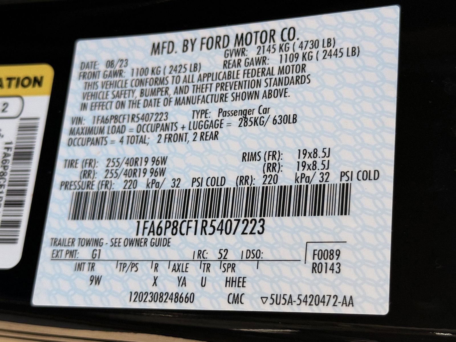 Certified 2024 Ford Mustang GT Premium image 30