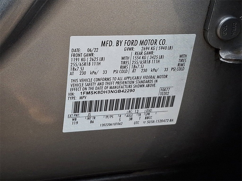 Certified 2022 Ford Explorer XLT w/ Class IV Trailer Tow Package image 28