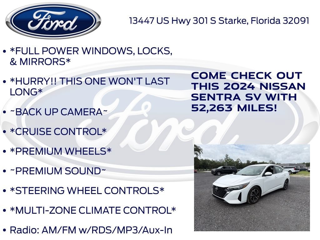 Used 2024 Nissan Sentra SV FWD image 12