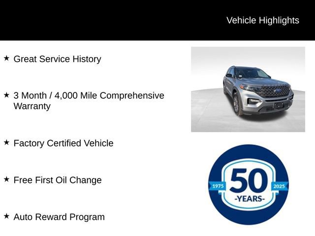 Certified 2022 Ford Explorer XLT w/ Equipment Group 202A image 9