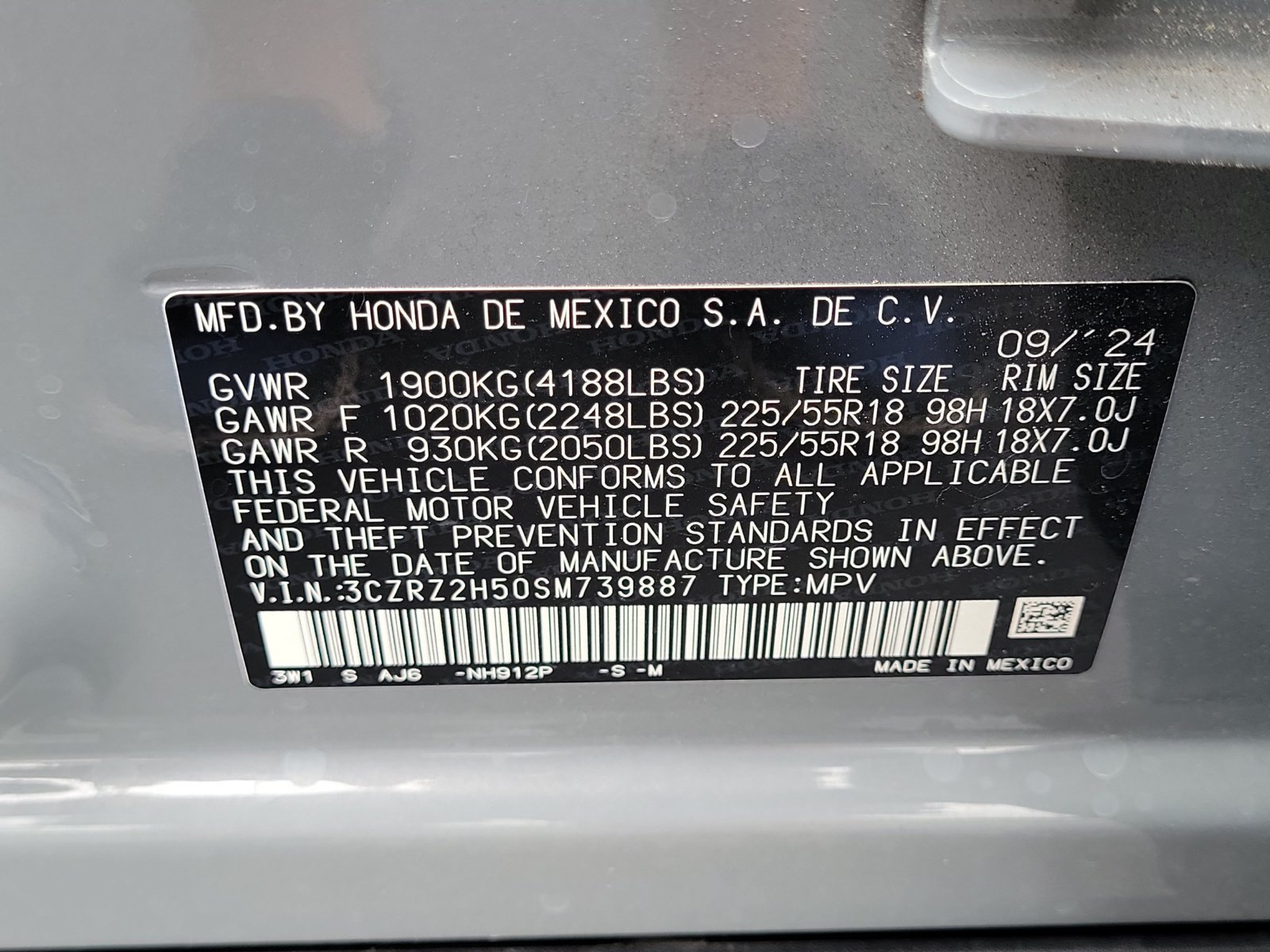 Used 2025 Honda HR-V Sport image 30