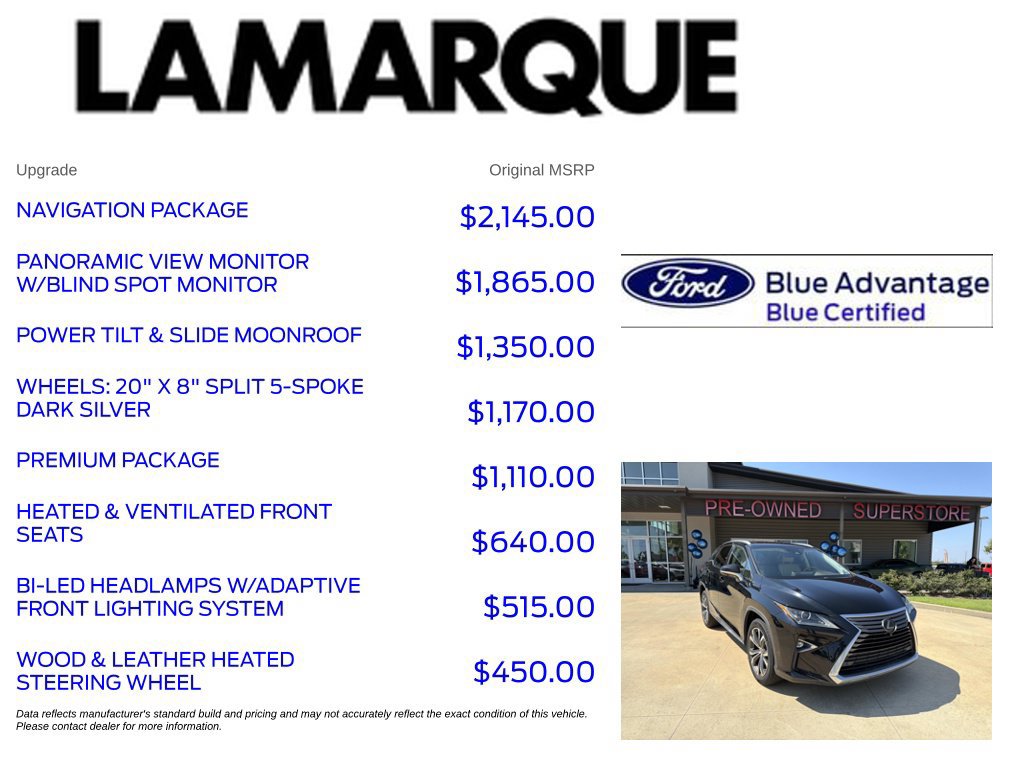 Used 2019 Lexus RX 350 FWD w/ Navigation Package image 10