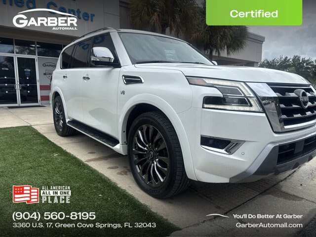 Used 2021 Nissan Armada Platinum w/ Captain's Chairs Package