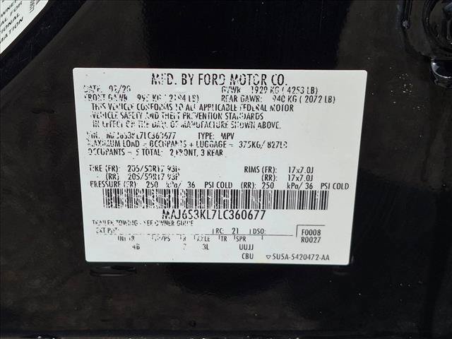 Certified 2020 Ford EcoSport Titanium AWD/4WD image 23