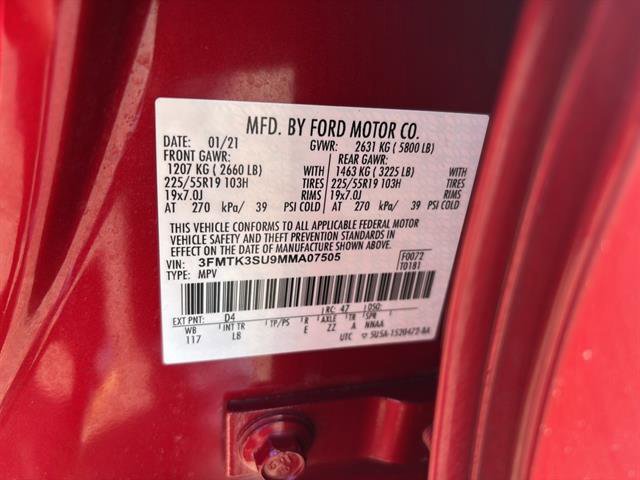 Certified 2021 Ford Mustang Mach-E Premium w/ Equipment Group 301A image 21