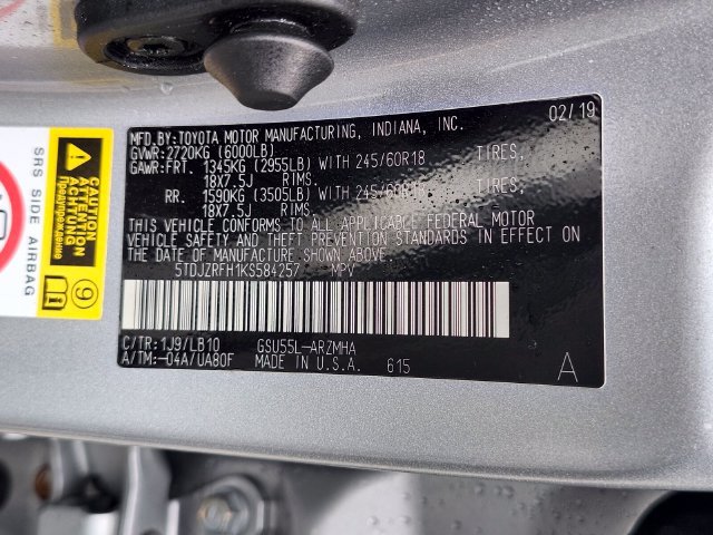 Used 2019 Toyota Highlander XLE AWD/4WD image 37