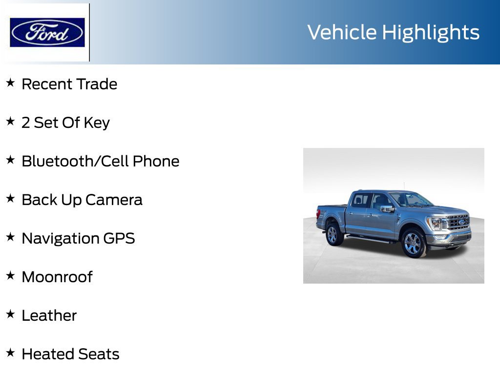 Certified 2022 Ford F150 Lariat w/ Equipment Group 502A High AWD/4WD image 7