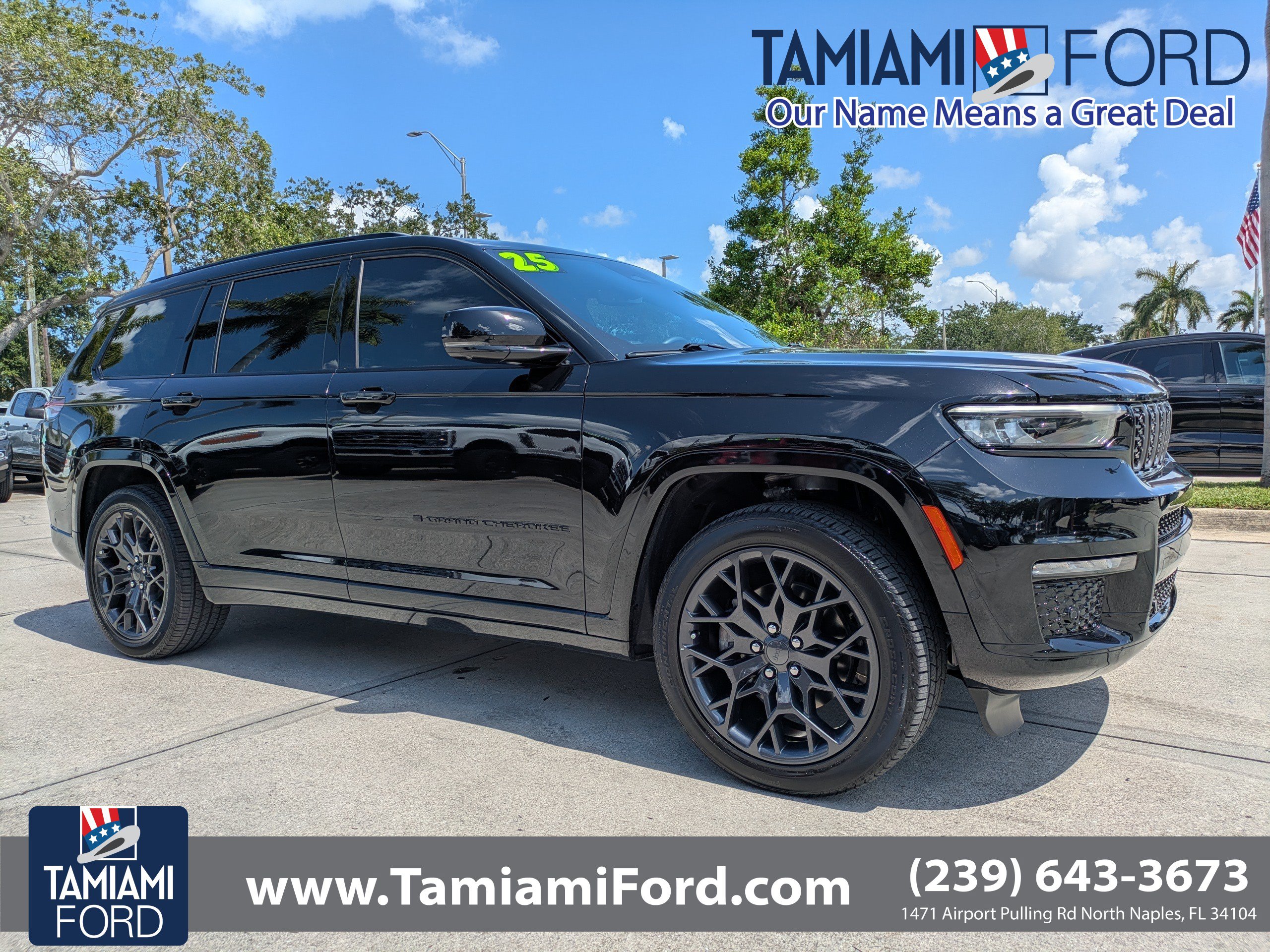 Used 2025 Jeep Grand Cherokee L Summit w/ Obsidian Package