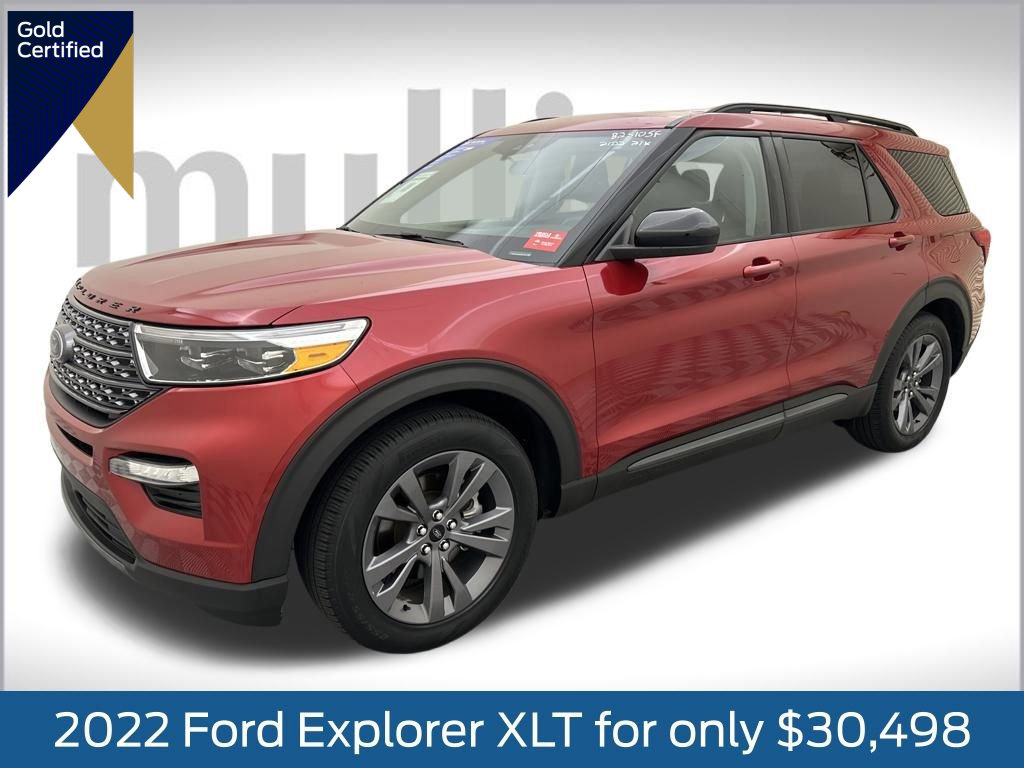 Certified 2022 Ford Explorer XLT w/ Equipment Group 202A