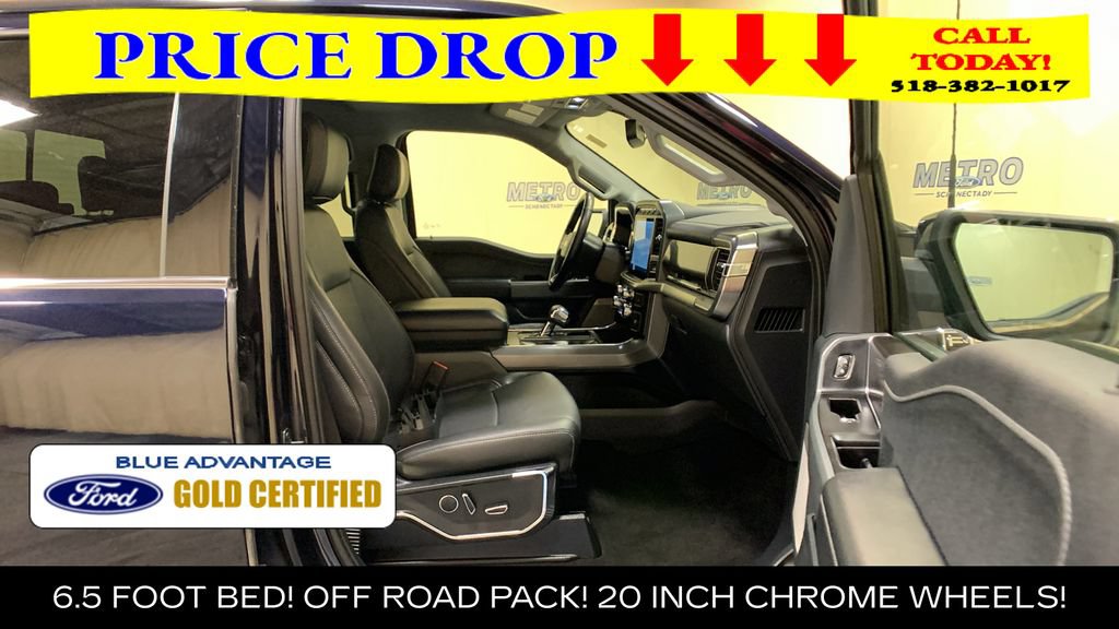 Certified 2022 Ford F150 Lariat w/ Equipment Group 502A High AWD/4WD image 12