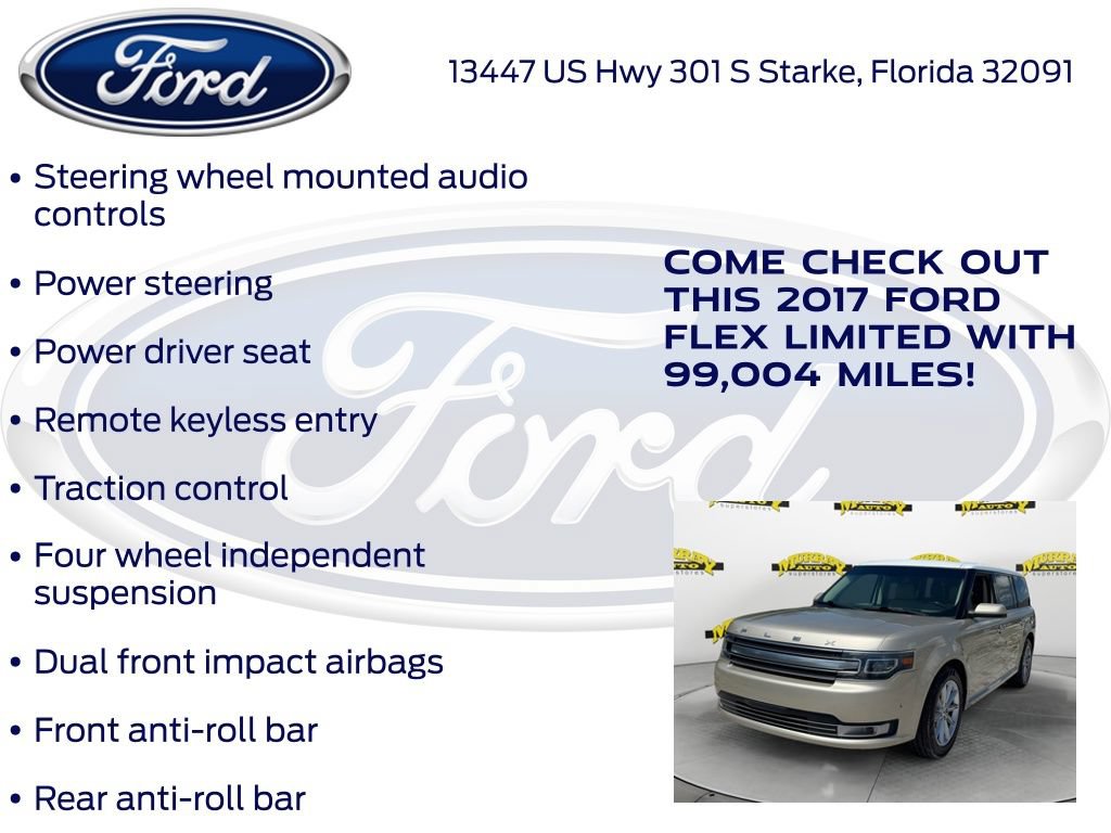 Certified 2017 Ford Flex Limited w/ Equipment Group 301A FWD image 32