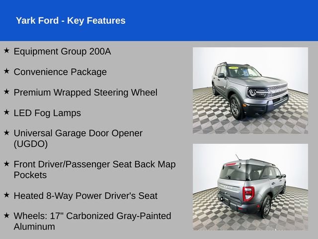 Certified 2025 Ford Bronco Sport Big Bend w/ Convenience Package AWD/4WD image 2