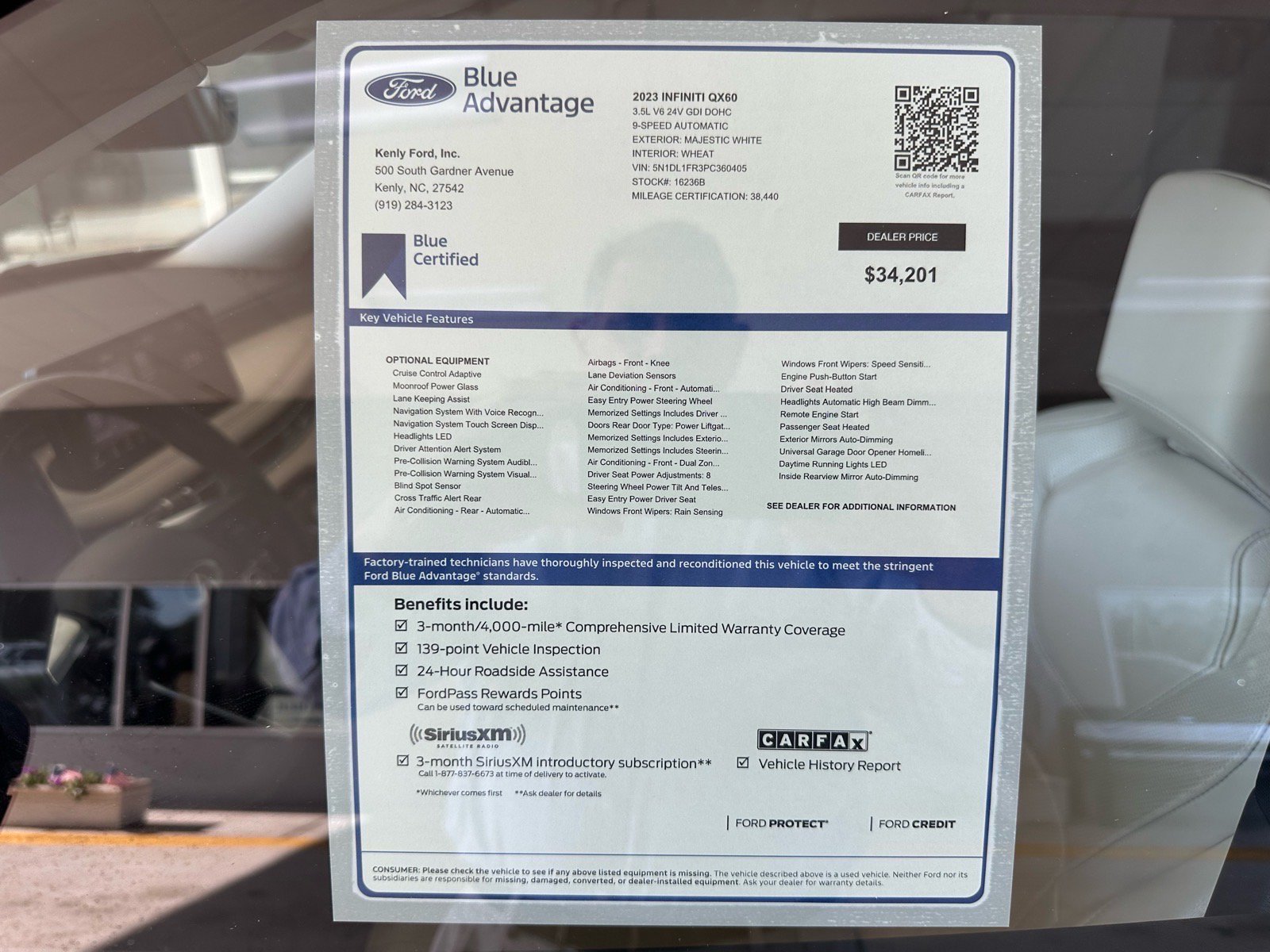 Used 2023 INFINITI QX60 Luxe w/ Cargo Package FWD image 5