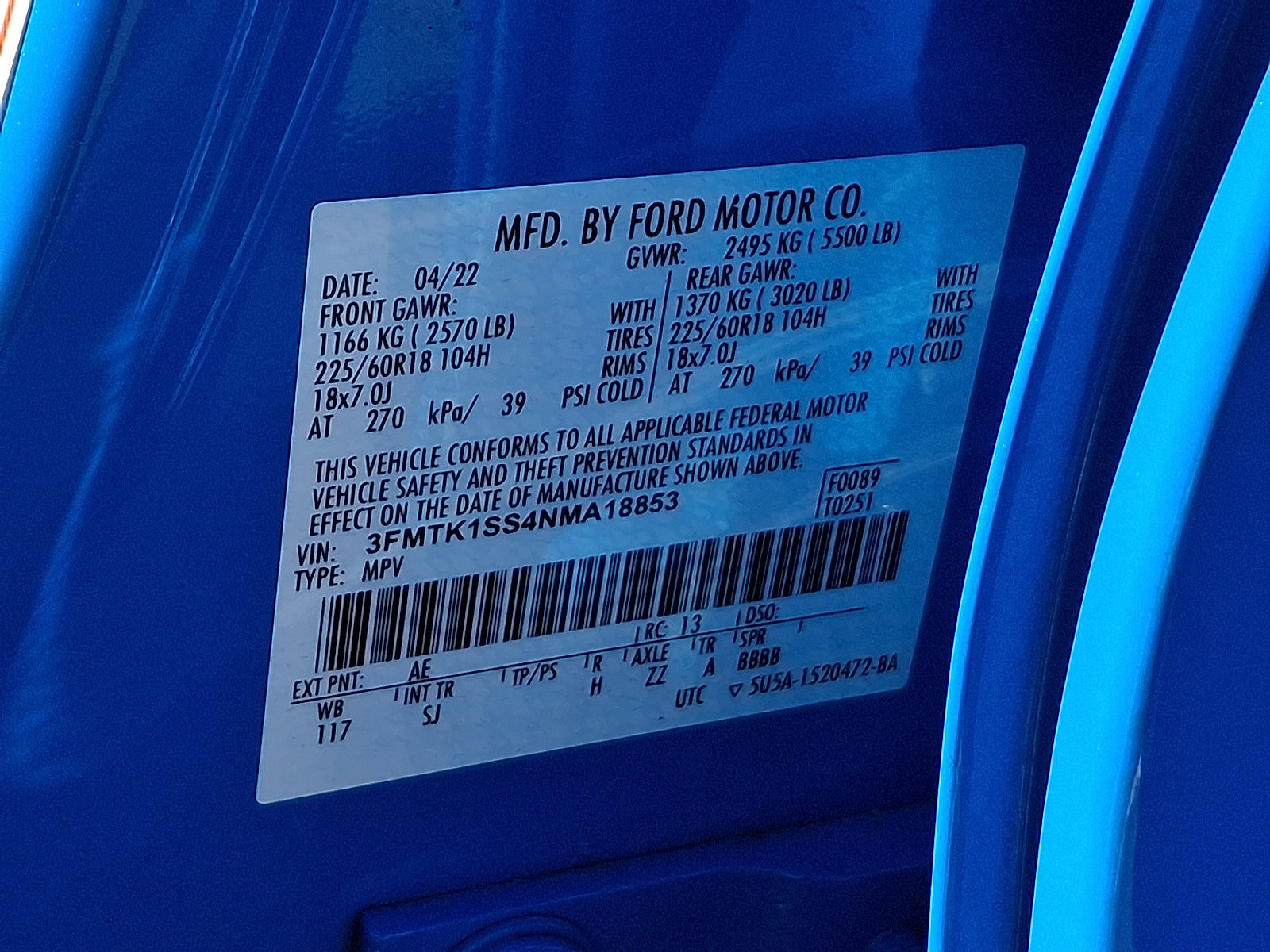 Certified 2022 Ford Mustang Mach-E Select image 27