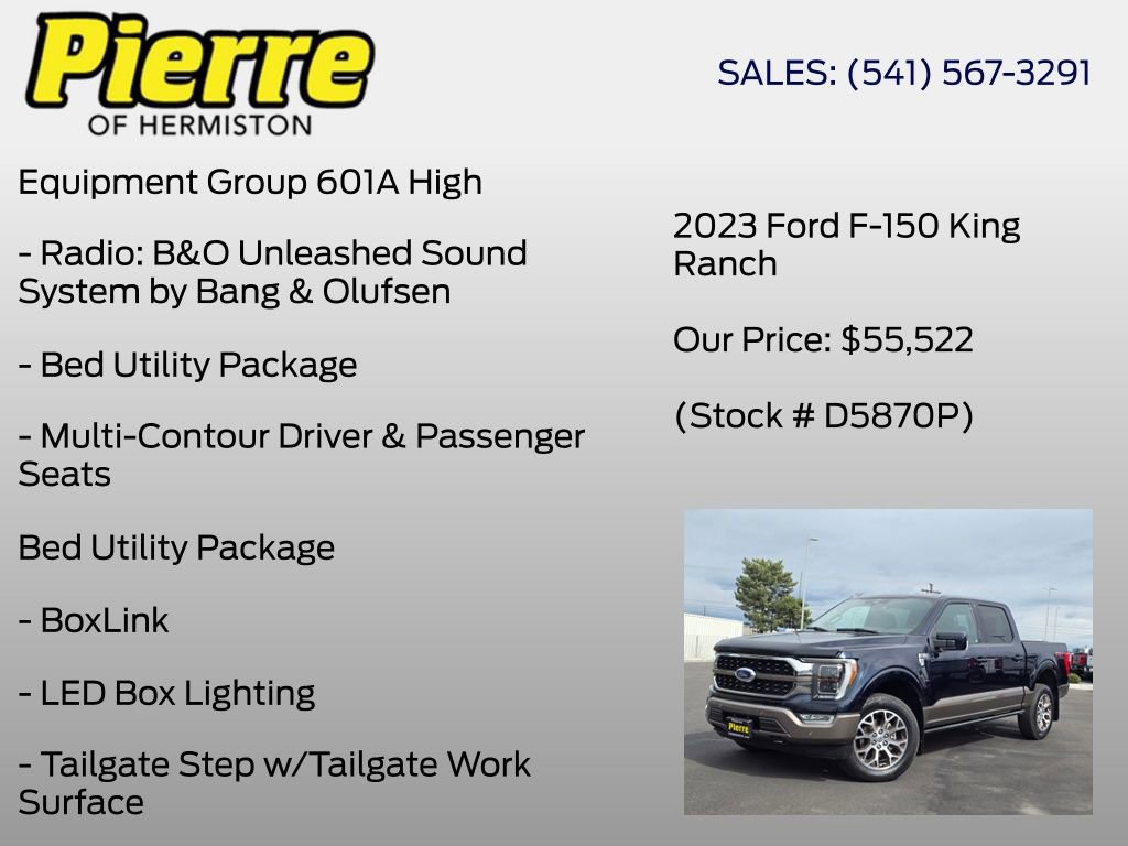 Certified 2023 Ford F150 King Ranch w/ FX4 Off-Road Package image 13