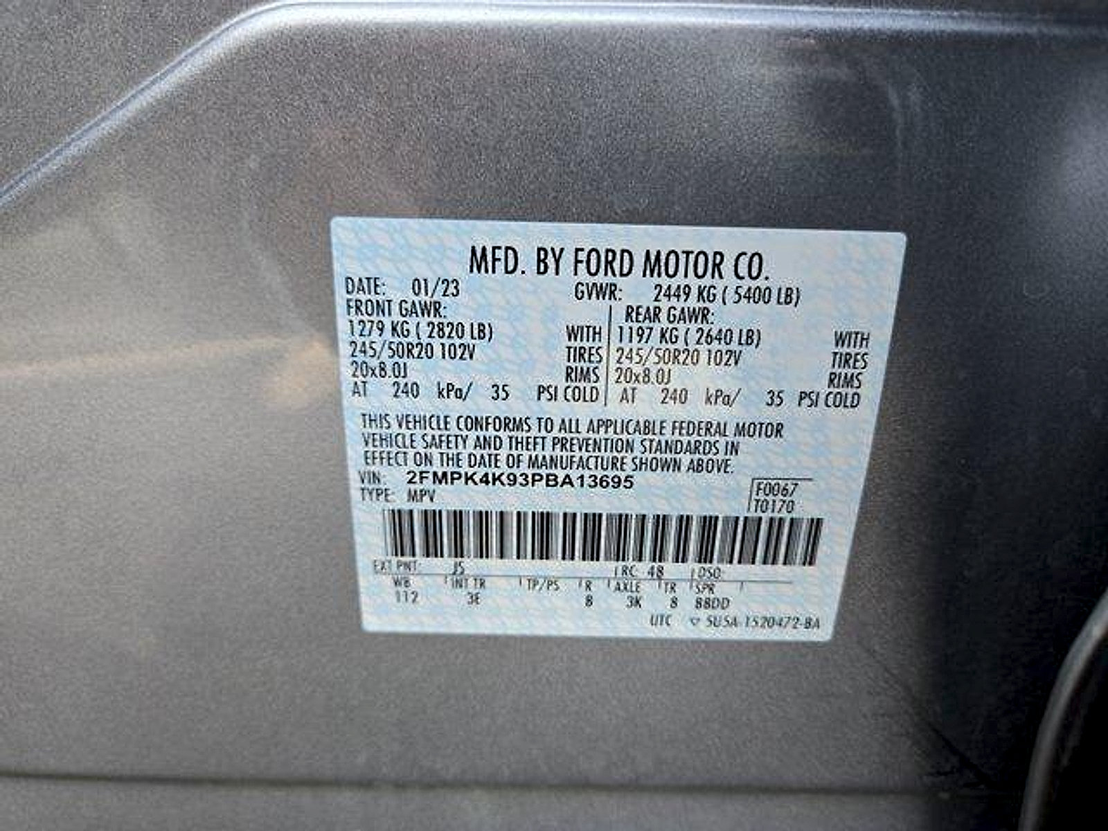 Certified 2023 Ford Edge Titanium w/ Class II Trailer Tow Package AWD/4WD image 28