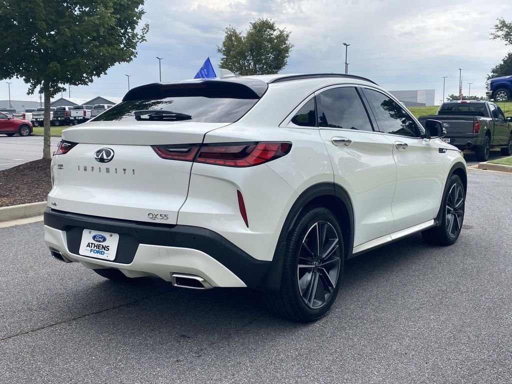 Used 2022 INFINITI QX55 Luxe w/ Cargo Package AWD/4WD image 3