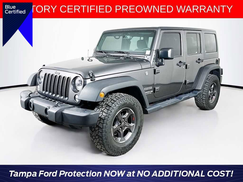 Used 2017 Jeep Wrangler Unlimited Sport w/ Quick Order Package 24S