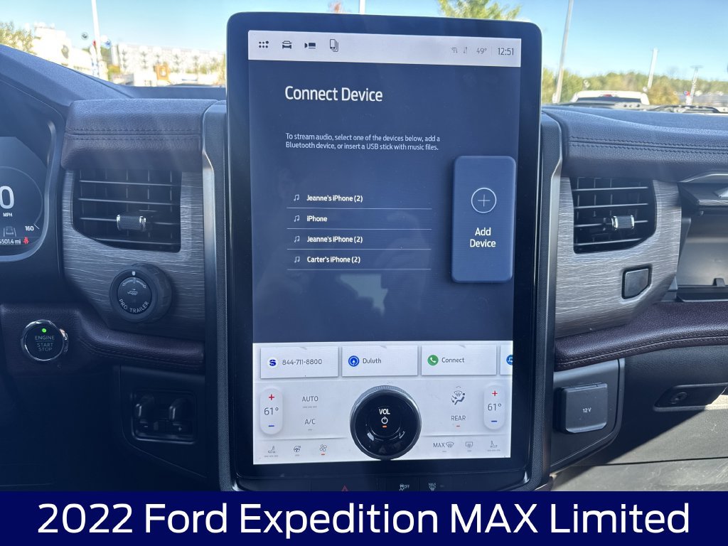 Certified 2022 Ford Expedition Max Limited AWD/4WD image 21