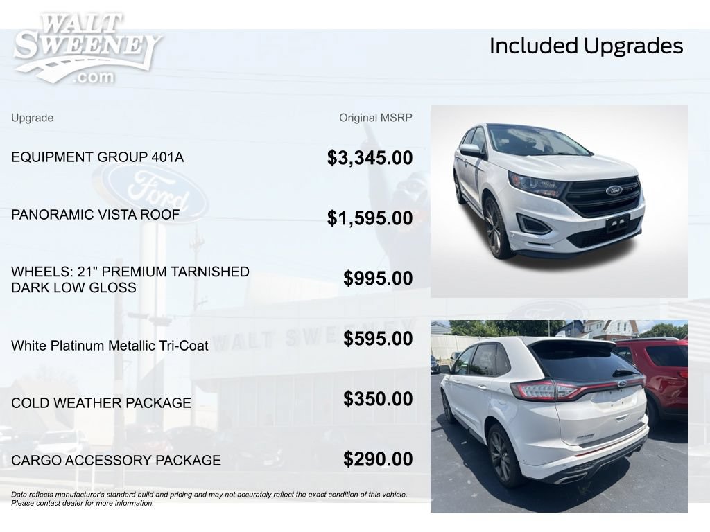 Certified 2017 Ford Edge Sport w/ Equipment Group 401A AWD/4WD image 11