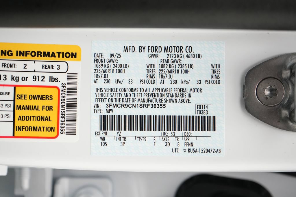 Certified 2025 Ford Bronco Sport Outer Banks w/ Outer Banks Tech Package+ image 29