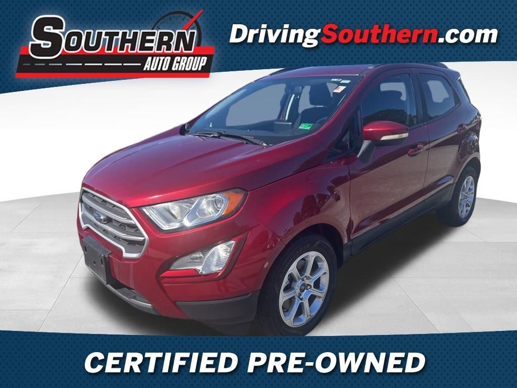 Certified 2020 Ford EcoSport SE w/ SE Convenience Package