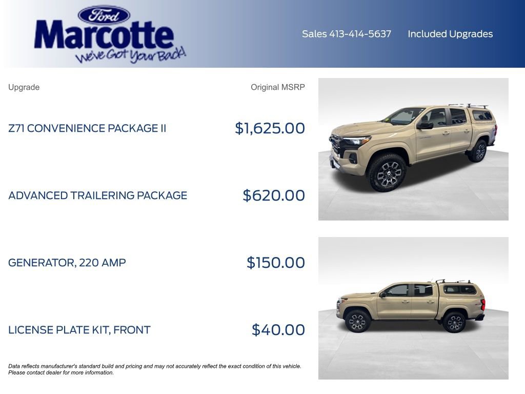 Used 2024 Chevrolet Colorado Z71 w/ Z71 Convenience Package 2 AWD/4WD image 4