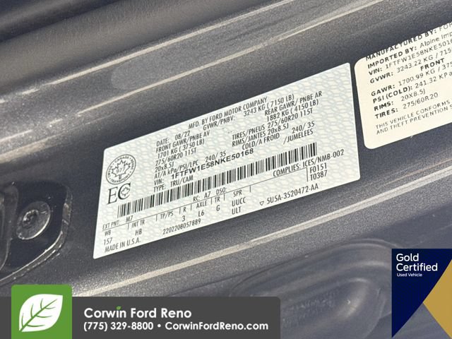Certified 2022 Ford F150 Lariat AWD/4WD image 36