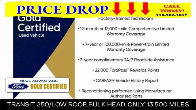 Certified 2023 Ford Transit 250 Low Roof AWD w/ Exterior Upgrade Package image 9