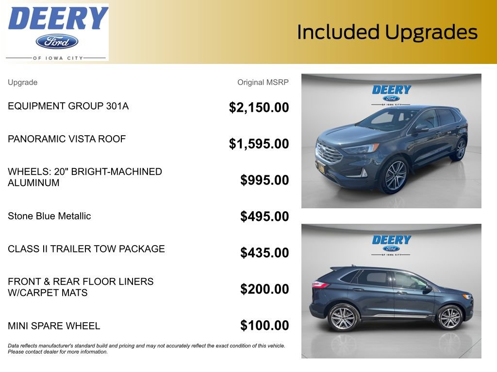 Certified 2024 Ford Edge Titanium w/ Equipment Group 301A AWD/4WD image 11