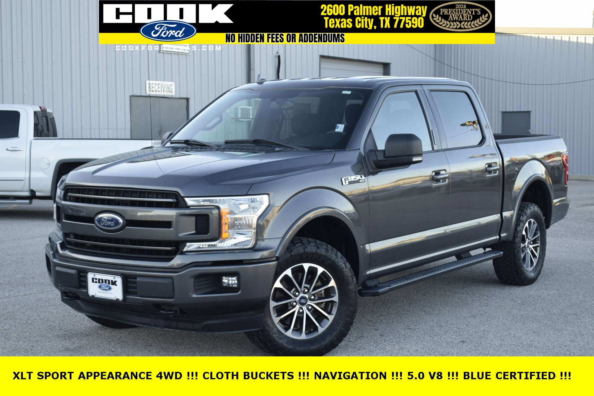 Certified 2018 Ford F150 XLT w/ Equipment Group 302A Luxury