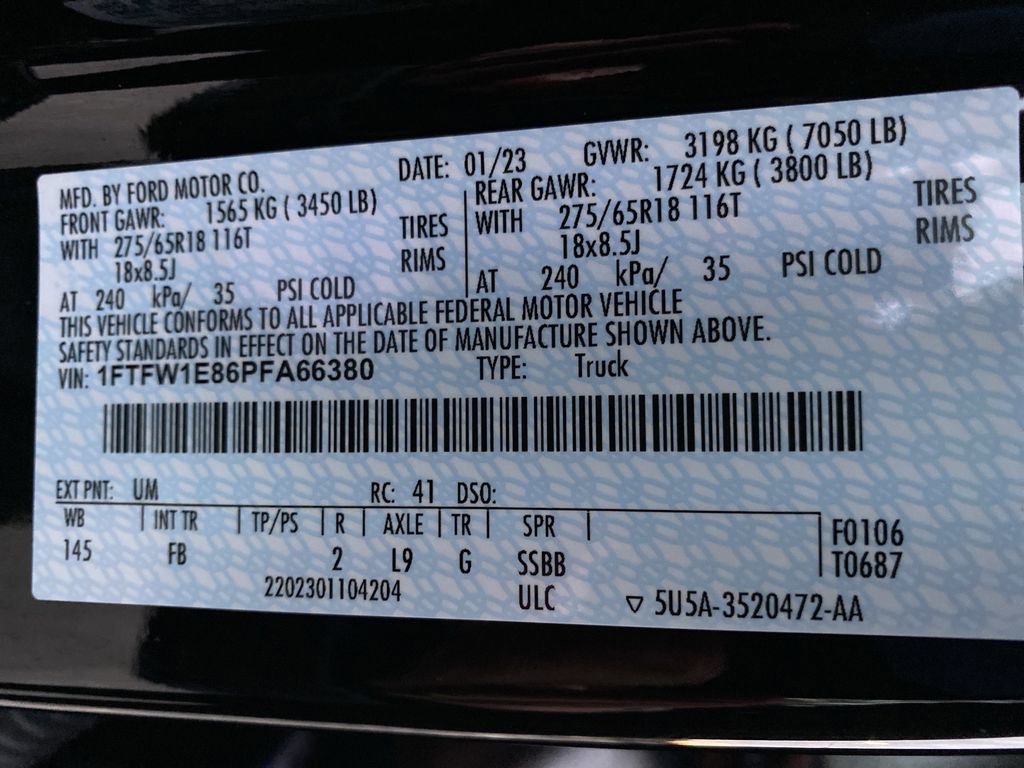 Certified 2023 Ford F150 XLT w/ Equipment Group 302A High image 55