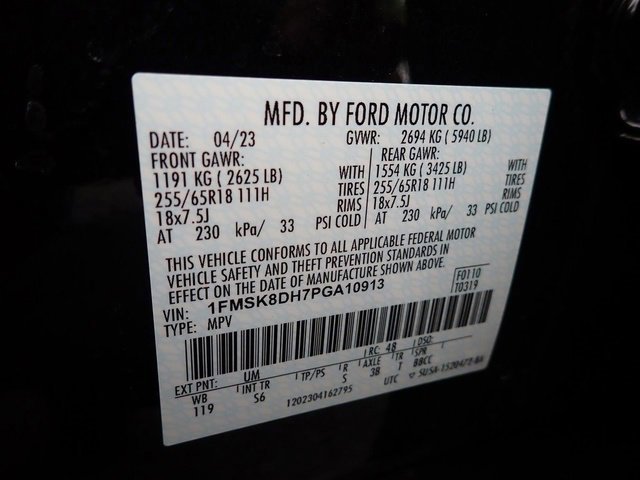 Certified 2023 Ford Explorer XLT w/ Equipment Group 202A image 22