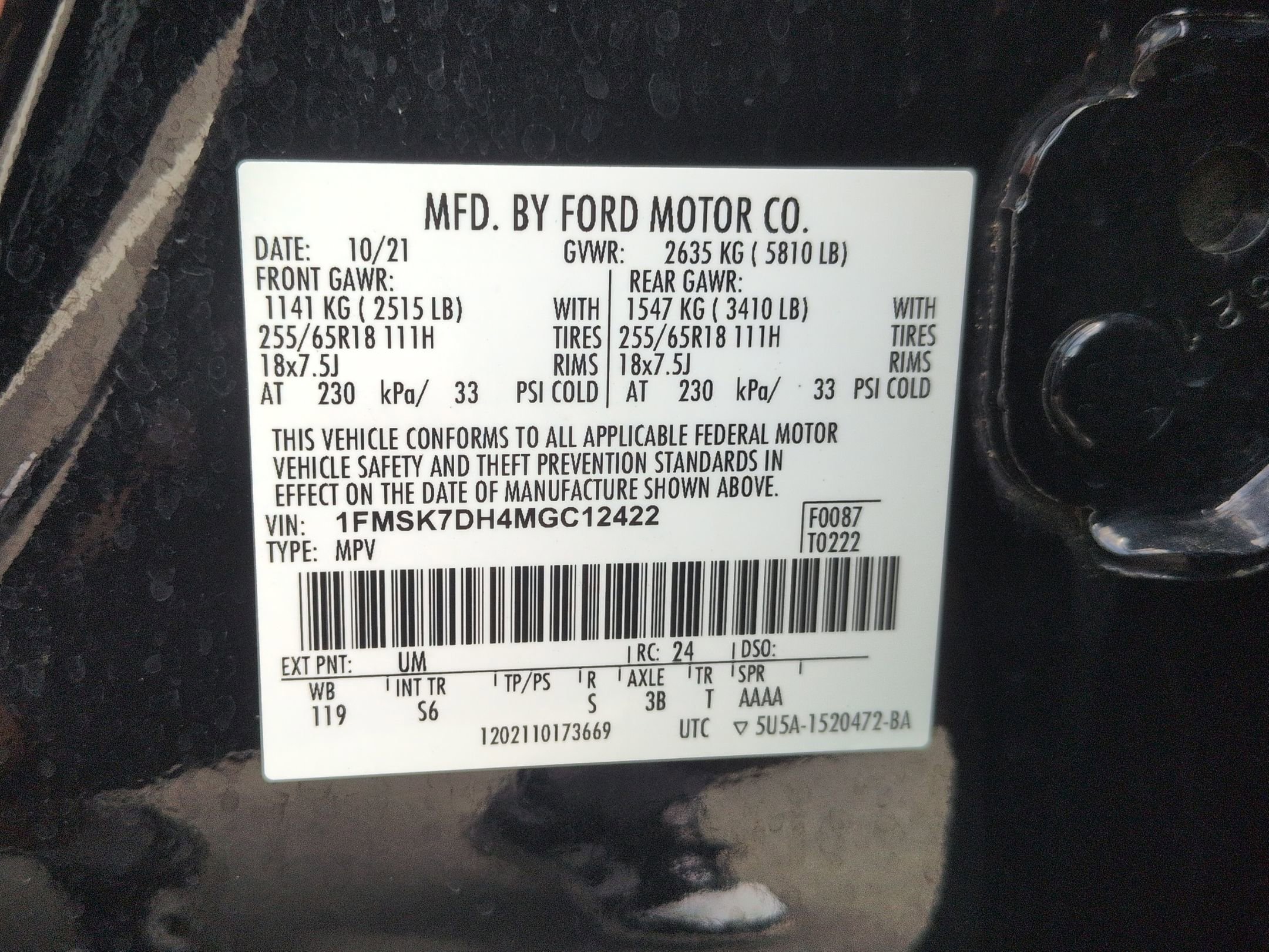Certified 2021 Ford Explorer XLT w/ Equipment Group 202A RWD image 38