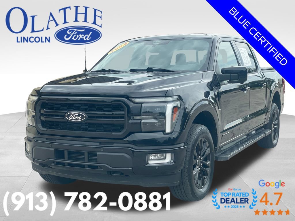 Certified 2024 Ford F150 Lariat w/ Equipment Group 502A High AWD/4WD 360° Tour
