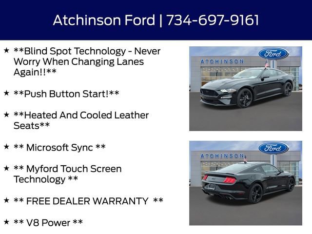 Certified 2022 Ford Mustang GT Premium w/ Equipment Group 401A image 9