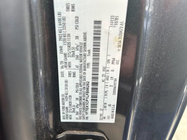 Certified 2020 Ford F150 XL w/ Equipment Group 101A Mid RWD video 3