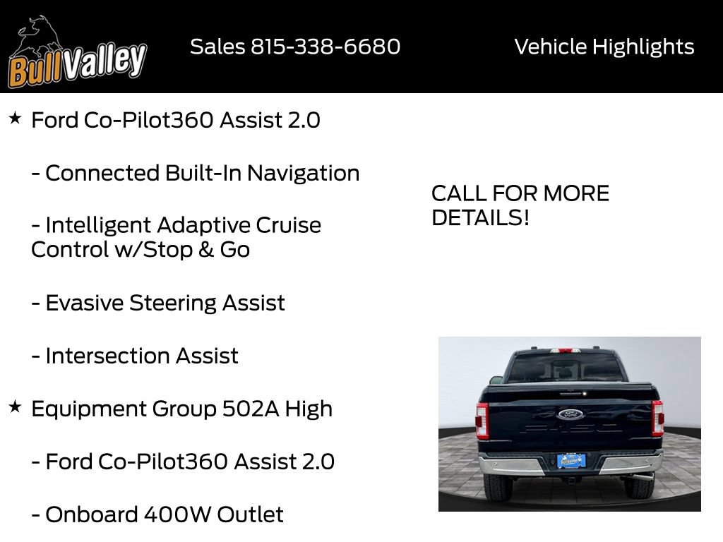 Certified 2021 Ford F150 Lariat w/ Equipment Group 502A High AWD/4WD image 9