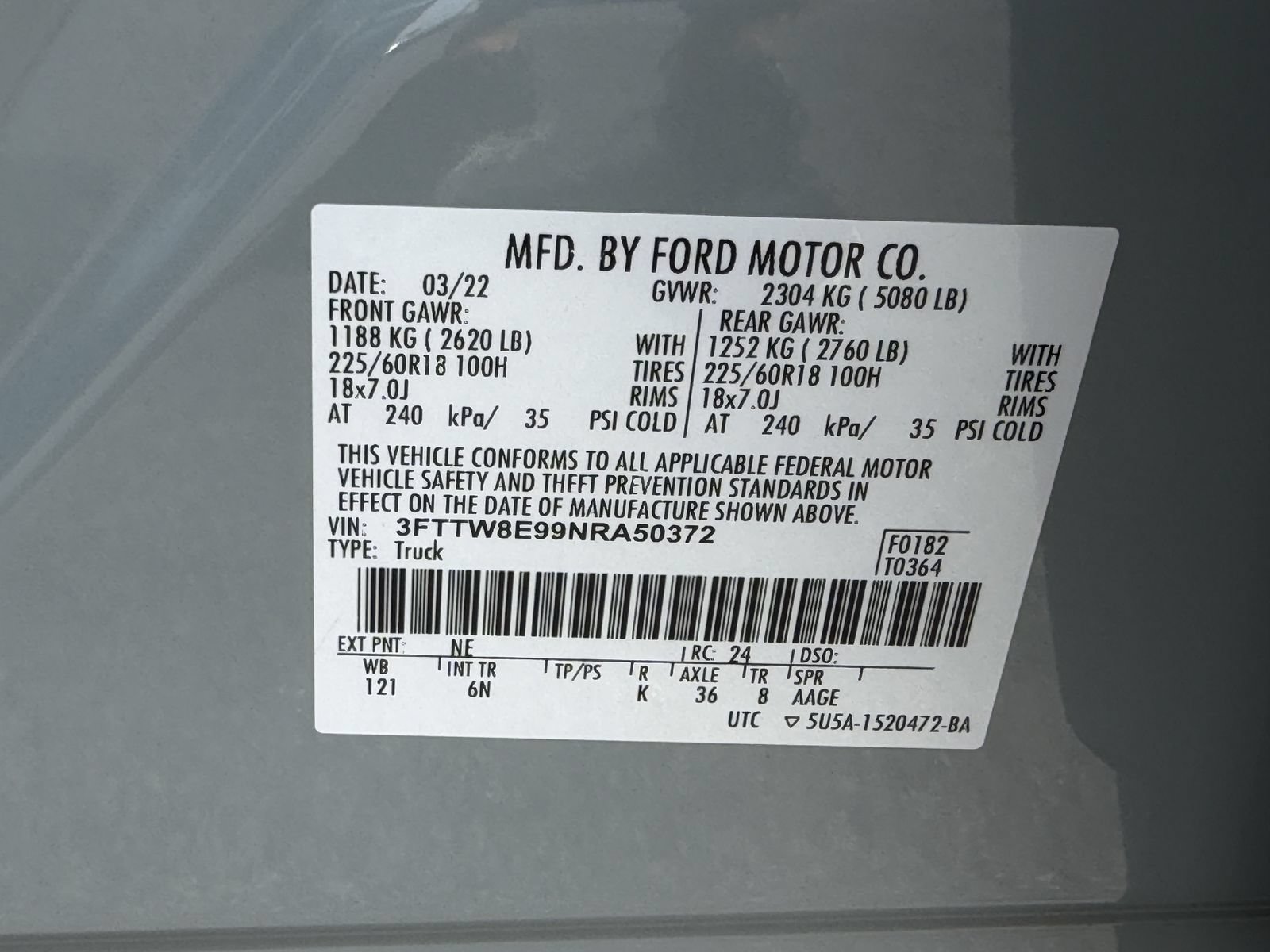 Certified 2022 Ford Maverick Lariat FWD image 42