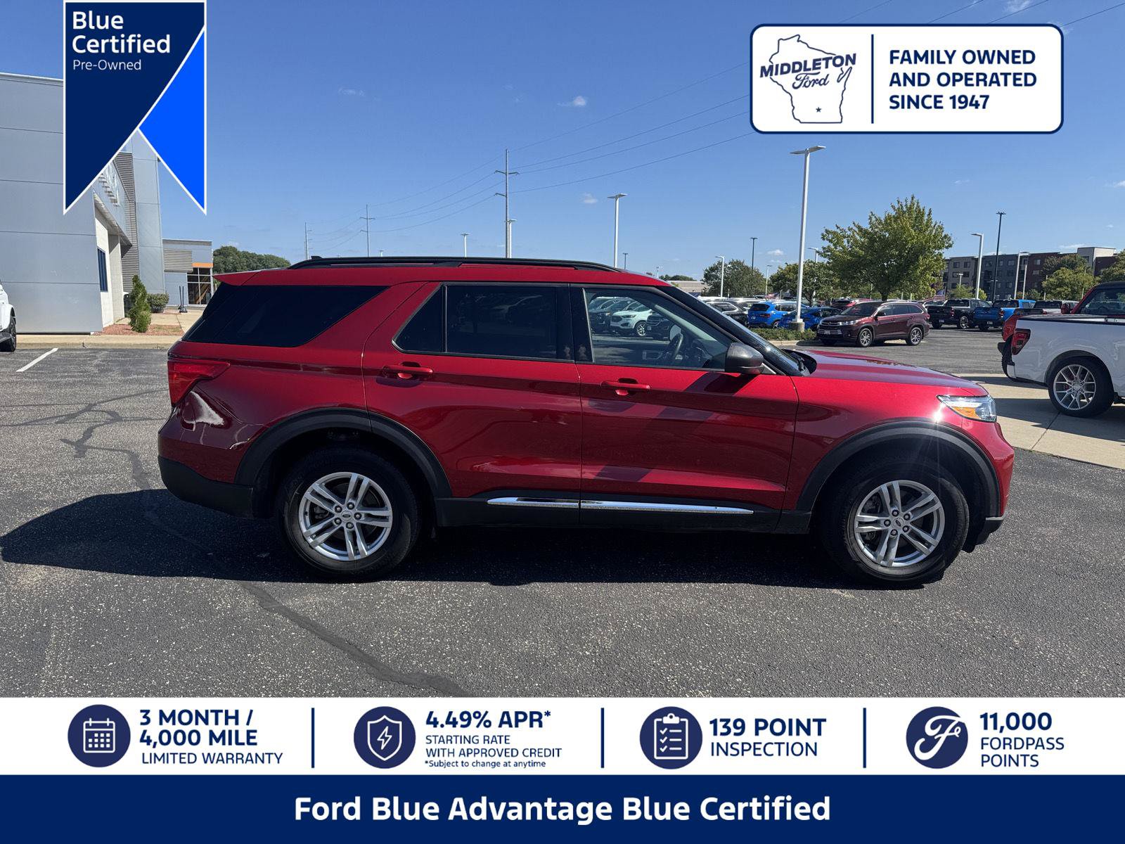 Certified 2024 Ford Explorer XLT w/ Equipment Group 202A