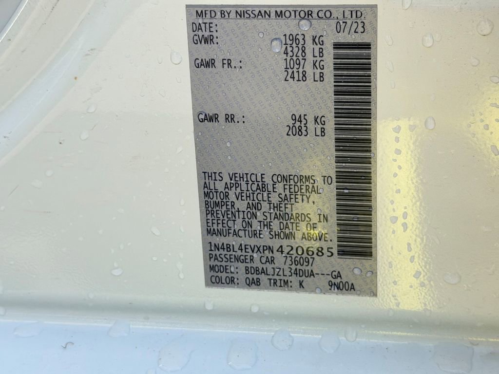 Used 2023 Nissan Altima 2.5 SL FWD image 25