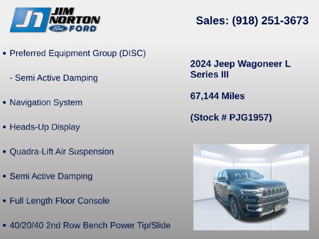 Used 2024 Jeep Wagoneer L Series III AWD/4WD image 14