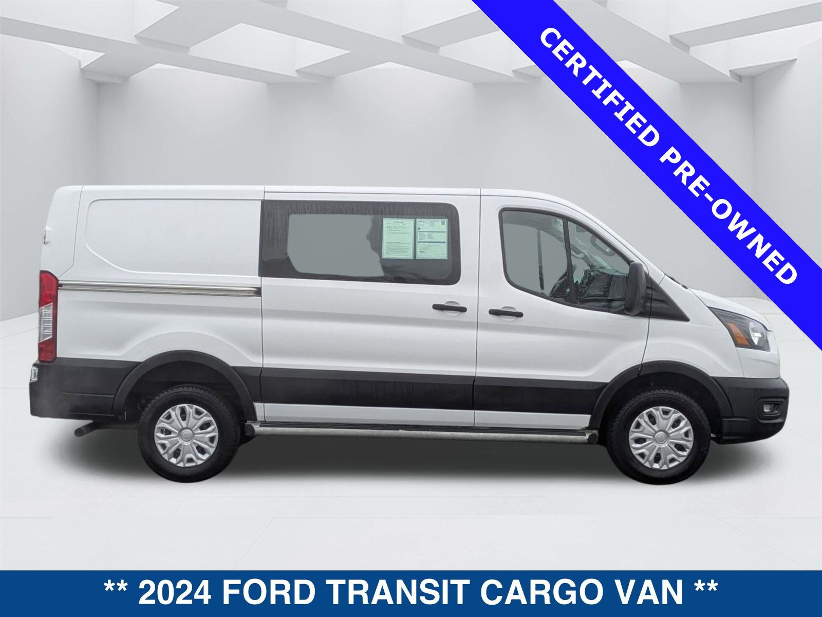 Certified 2024 Ford Transit 250 Low Roof w/ Exterior Upgrade Package image 3