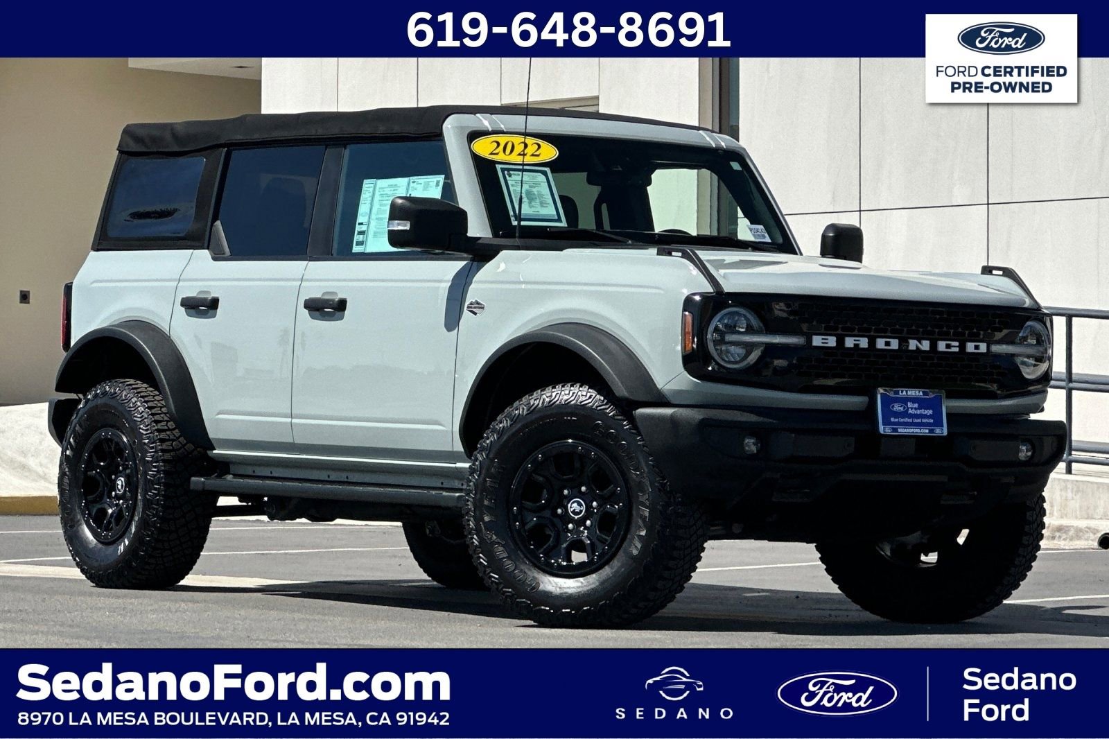 Certified 2022 Ford Bronco Wildtrak